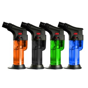 Jet-Feuerzeug Brenner X2 mit Standfuß, 12er Display