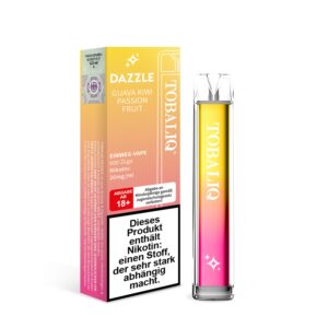 TOBALIQ DAZZLE 600Puffs - 20mg Nikotin - GUAVA KIWI PASSIONFRUIT