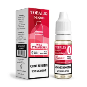 TOBALIQ E-Liquid – 0 mg Nikotin – Wild Strawberry