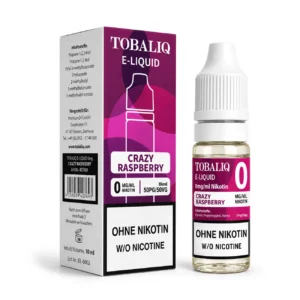 TOBALIQ E-Liquid - 0mg Nikotin - Crazy Raspberry