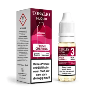 TOBALIQ E-Liquid - 3mg Nikotin - Fresh Cherries