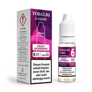 TOBALIQ E-Liquid - 6mg Nikotin - Crazy Raspberry