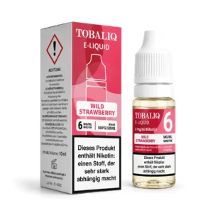 TOBALIQ E-Liquid - 6mg Nikotin - Wild Strawberry