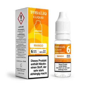 TOBALIQ E-Liquid - 6mg Nikotin - Mango