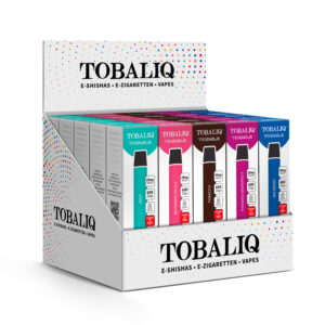 TOBALIQ E-Shisha  600Puffs - 20mg Nikotin - 20er Mix Display