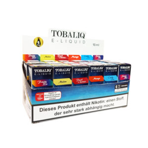 TobaliQ E-Liquid 18er Display MIX 2, 6mg Nikotin, 10ml