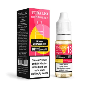 TOBALIQ E-Liquid Lemon Strawberry, Nikotinsalz 18mg