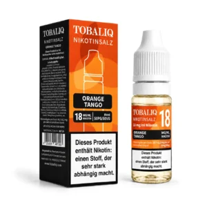 TOBALIQ E-Liquid Orange Tango, Nikotinsalz 18mg