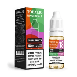 TOBALIQ E-Liquid Crazy Fruit, Nikotinsalz 18mg