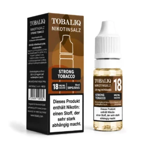 TOBALIQ E-Liquid Strong Tobacco, Nikotinsalz 18mg