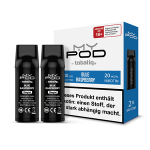 TOBALIQ MyPOD - 20mg - 2er Pack (2x600 Züge) - Blue Raspberry