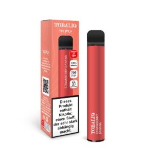 TOBALIQ TQ Fly 700 Puffs - 20mg Nikotin - Strawberry Banana