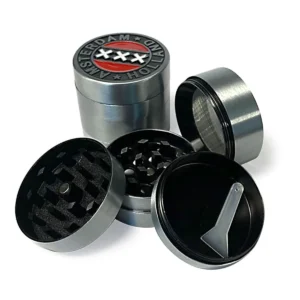 XXX Amsterdam Metall-Grinder 4-teilig, 4cm, 12er Display