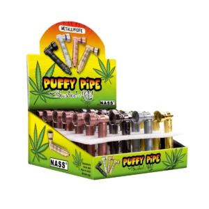 Metalpfeife PUFFY PIPE BRUSHED METAL
