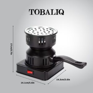 TOBALIQ Elektrischer Kohle-Anzünder 500W