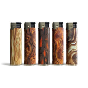 TOBALIQ 3D Metallic JET-Motivfeuerzeug TREE SKIN