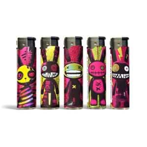 TOBALIQ 3D Metallic JET-Motivfeuerzeug PINK BUNNY