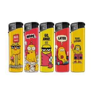 TOBALIQ Motivfeuerzeug Go Away