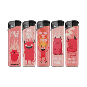 TOBALIQ Motivfeuerzeug Cute Hell