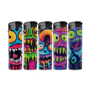 TOBALIQ Motivfeuerzeug Happy Freaks