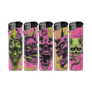 TOBALIQ Motivfeuerzeug Neon Hell