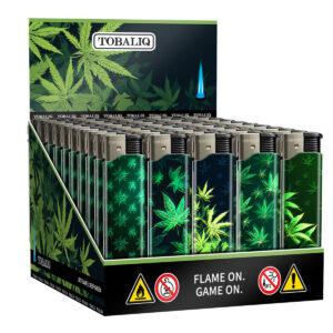 TOBALIQ, Jet Flame 3D Metallic, Feuerzeug, Jetflamme, Sturmfeuerzeug, nachfüllbar, Metalloptik, Piezo, Gasfeuerzeug, Qualität